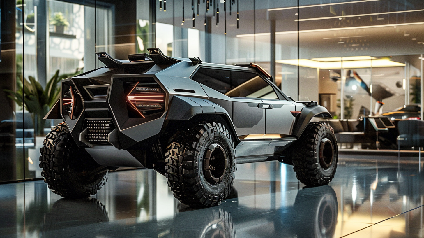 A Futuristic 2050 Luxury 4x4