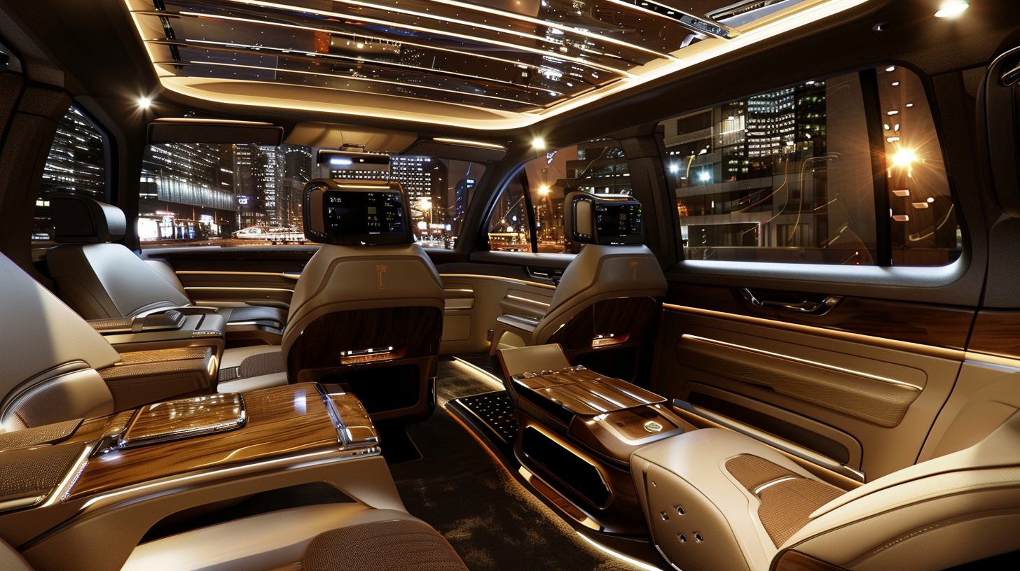 Architectural Luxury SUV Interior