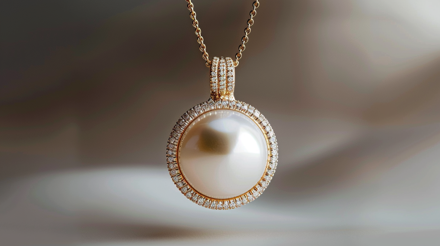Architectural White Pearl Pendant - Future Edition