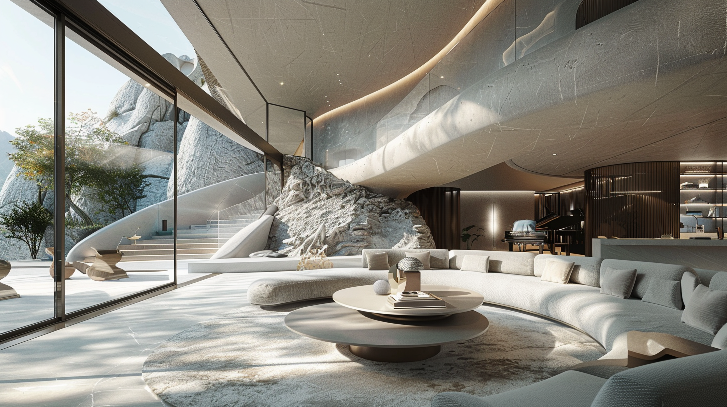 Contemporary Future Living Space