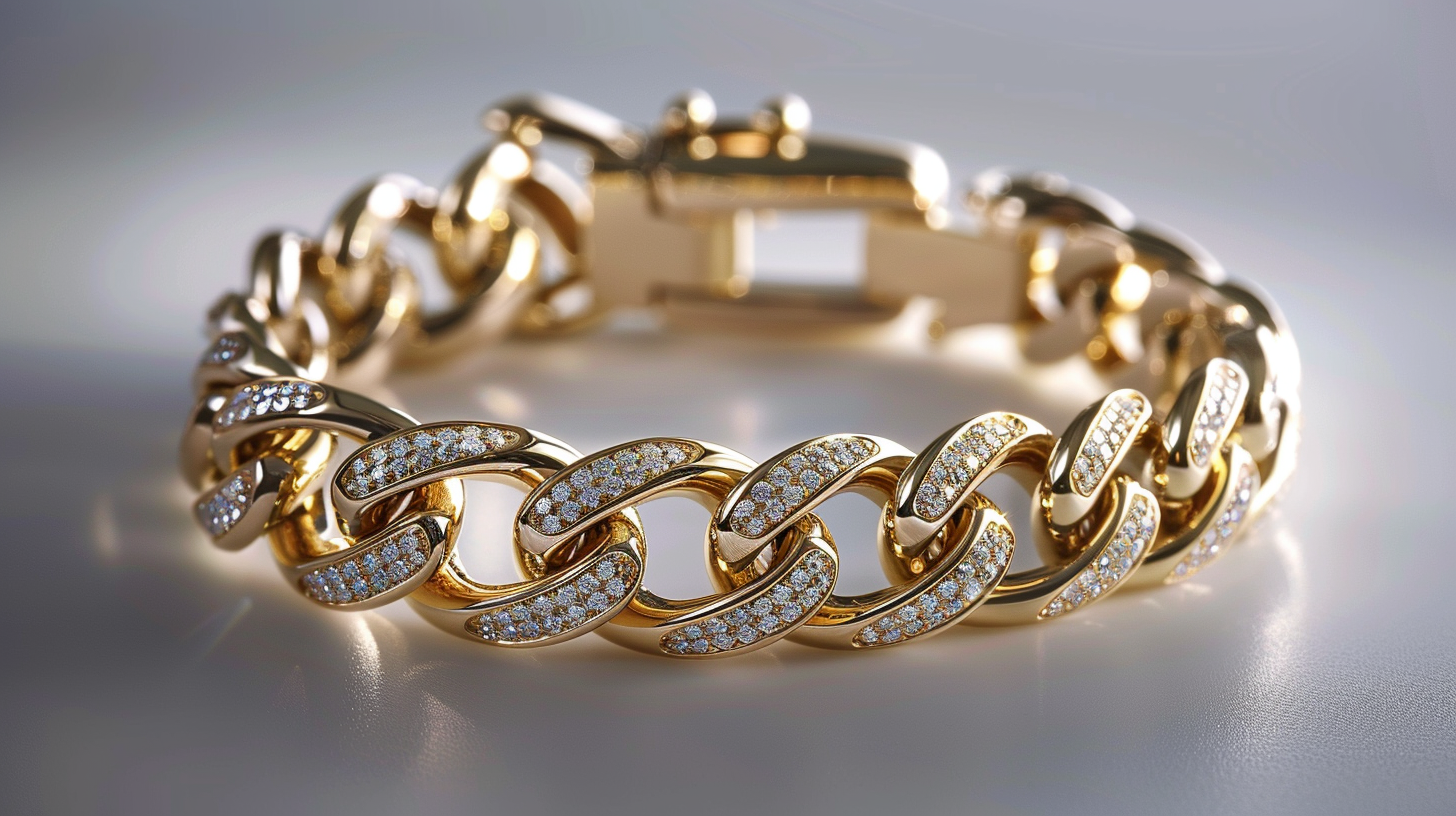 Luxury Amplified Cuban Style Diamond Bracelet
