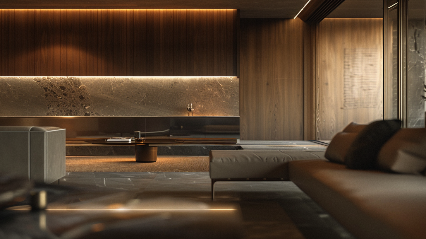 Minimalist Future Luxury Interior