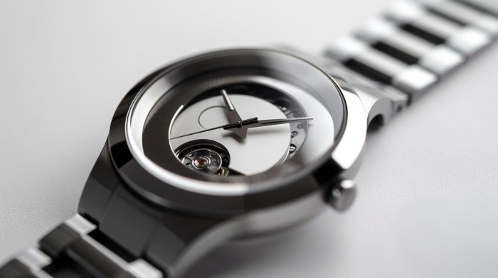 2050 Elegant Keyhole Movement Wristwatch Concept