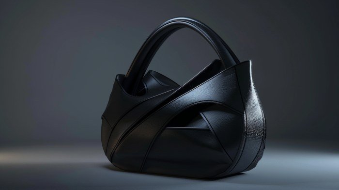 Architectural Black Luxury Bag Vision