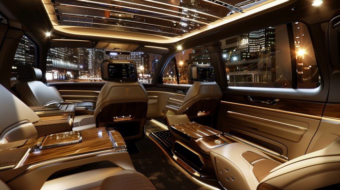 Architectural Luxury SUV Interior