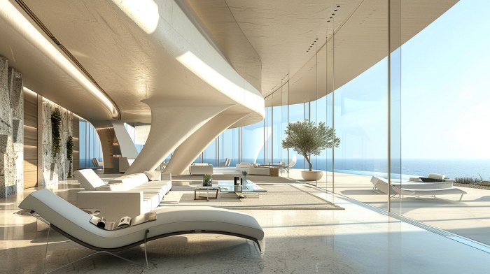 Architectural Oceanfront Luxury Home Design