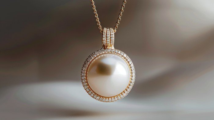 Architectural White Pearl Pendant - Future Edition