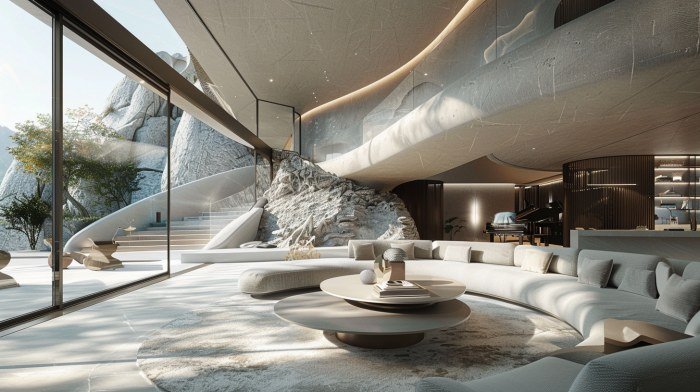 Contemporary Future Living Space