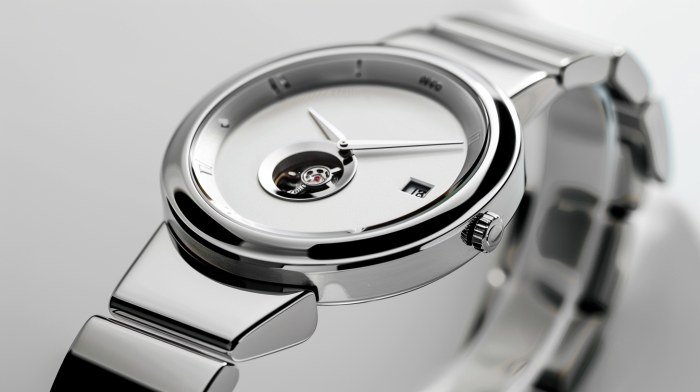 Future Refined Timepiece with Movement Aperture