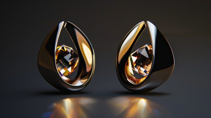 Future Sculptural Fine Earrings