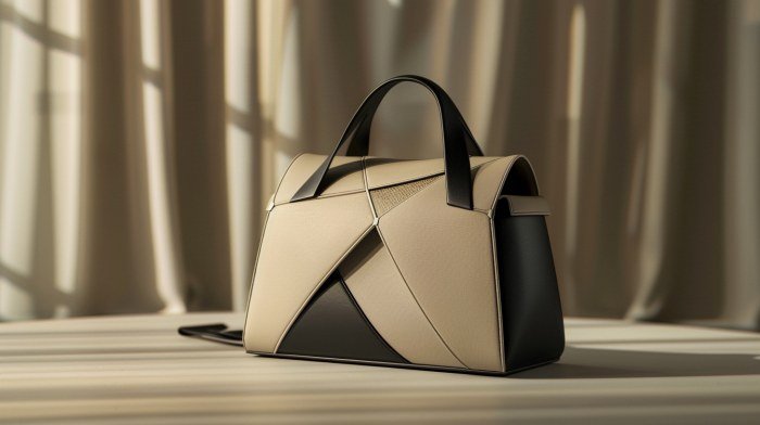 Two-Tone Futuristic Luxury Handbag Concept